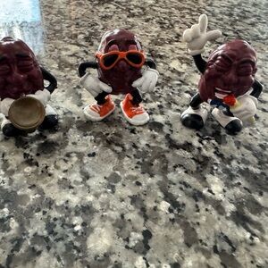 California raisins vintage Fun Character Figurine Set for Kids